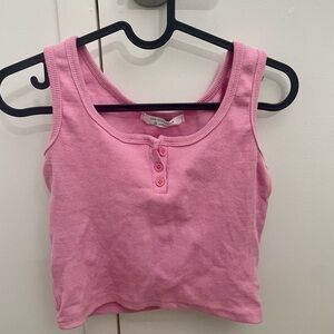 Pink tank top